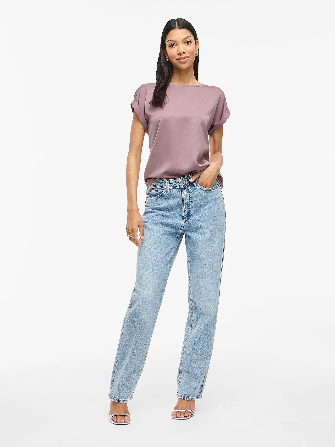 VILA | Blusenshirt VIELLETTE | lila